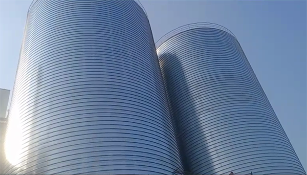 西藏2座混凝土高架卷板仓